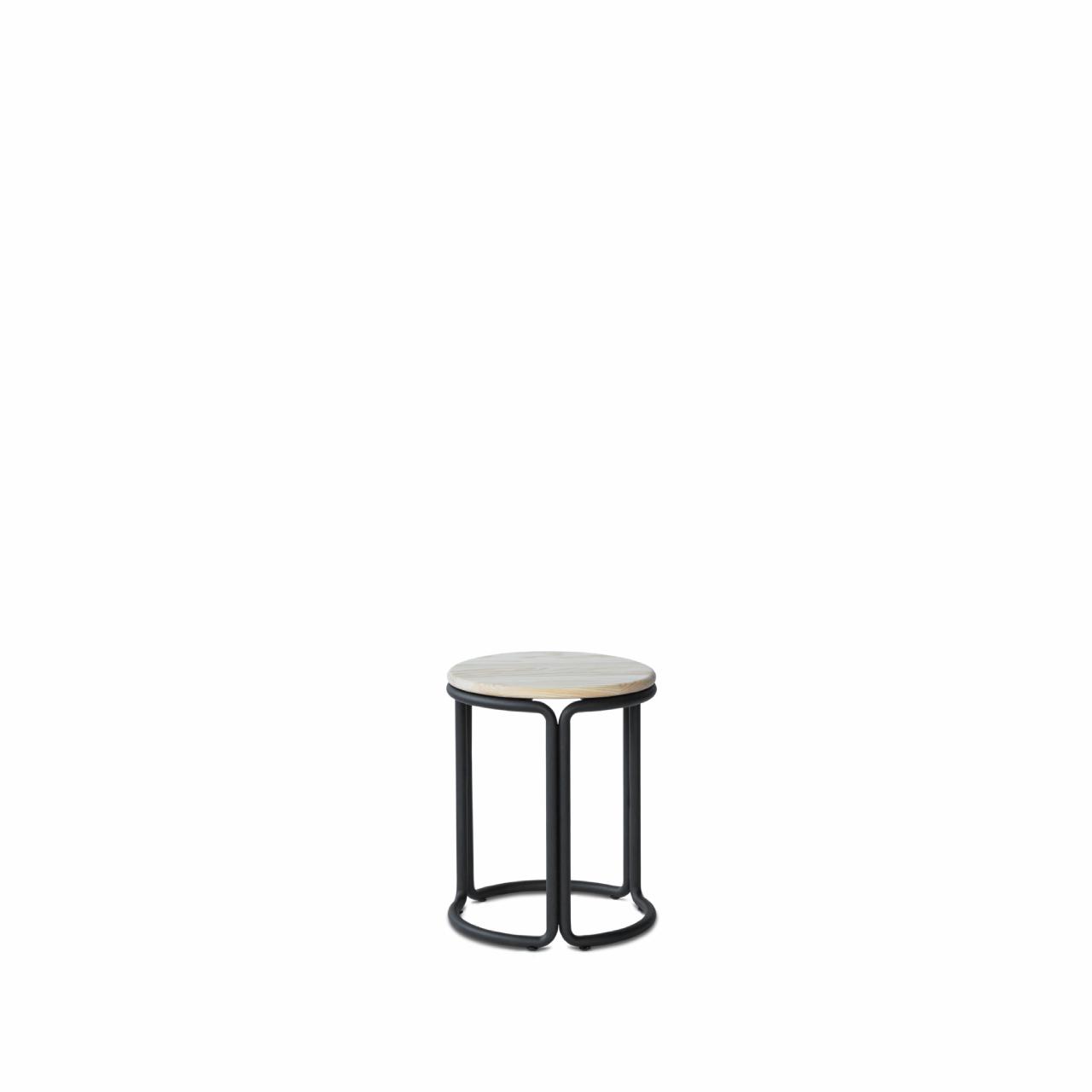 HARDIE seat (Part II/II) -  Natural lacquered ash seat assembled on frame