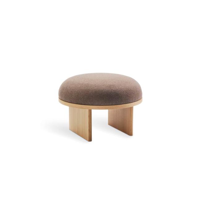 ANZA pouf - Upholstery  on oak frame - Upholstery price group 3