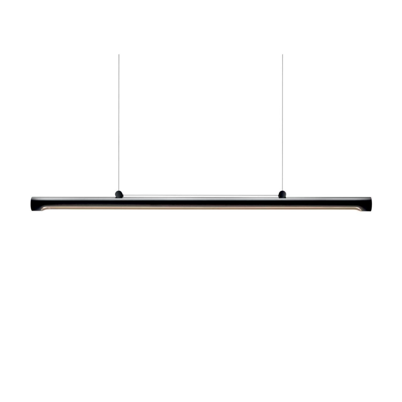 TUBBY TUBE linear pendant - 130 cm - Black