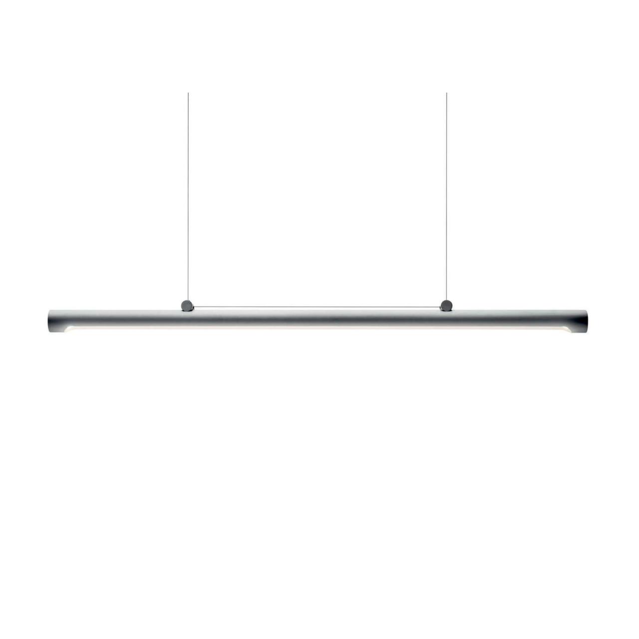 TUBBY TUBE linear pendant - 130 cm - Aluminium