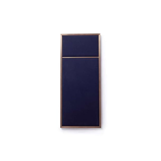 NOUVEAU PIN - Small - Brass - Navy Blue