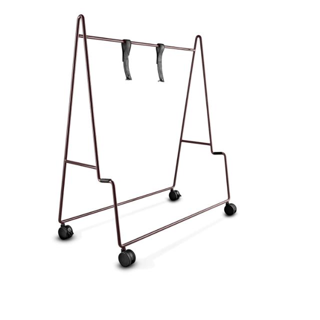CARRY TV stand on castors - Fig Purple