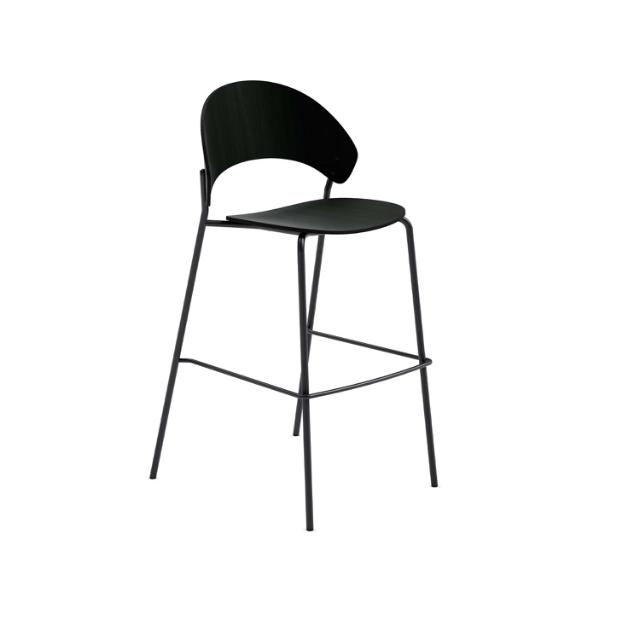 Dosina barstool - 65 cm - Black oak