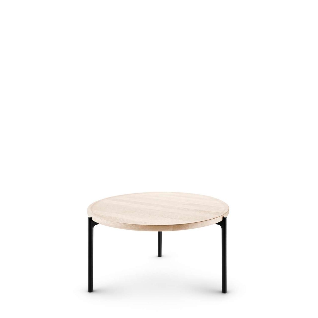 SAVOYE table - Oak nature white oiled - ø60x35 cm