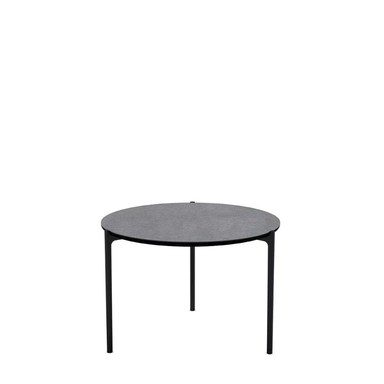 SAVOYE table - Ceramic Grey - ø60x42 cm