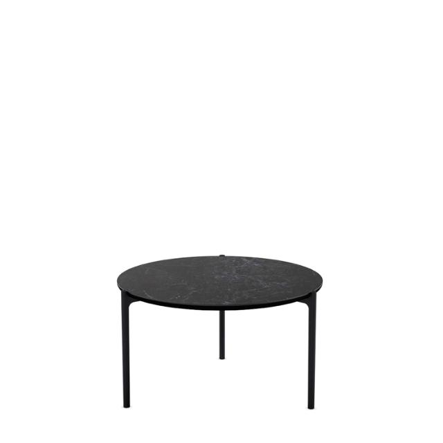 SAVOYE table - Ceramic Black - ø60x35 cm