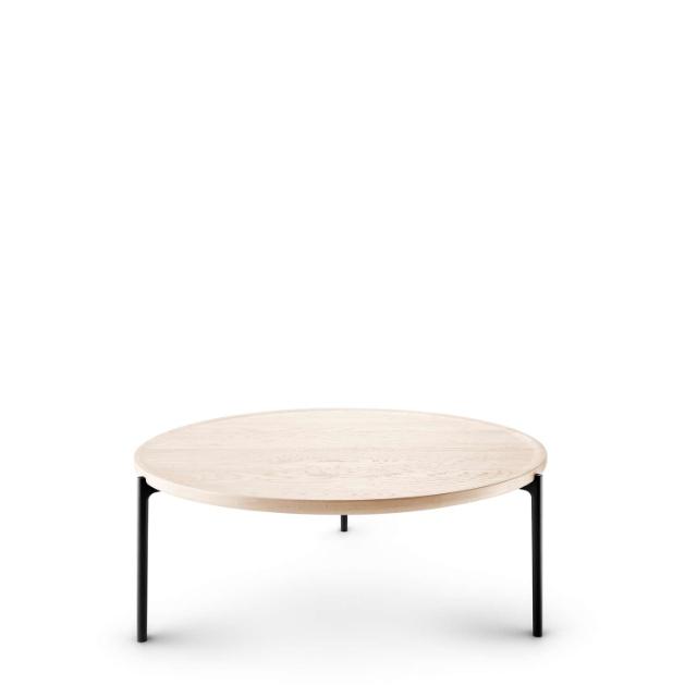 SAVOYE table - Oak nature white oiled - ø90x35 cm