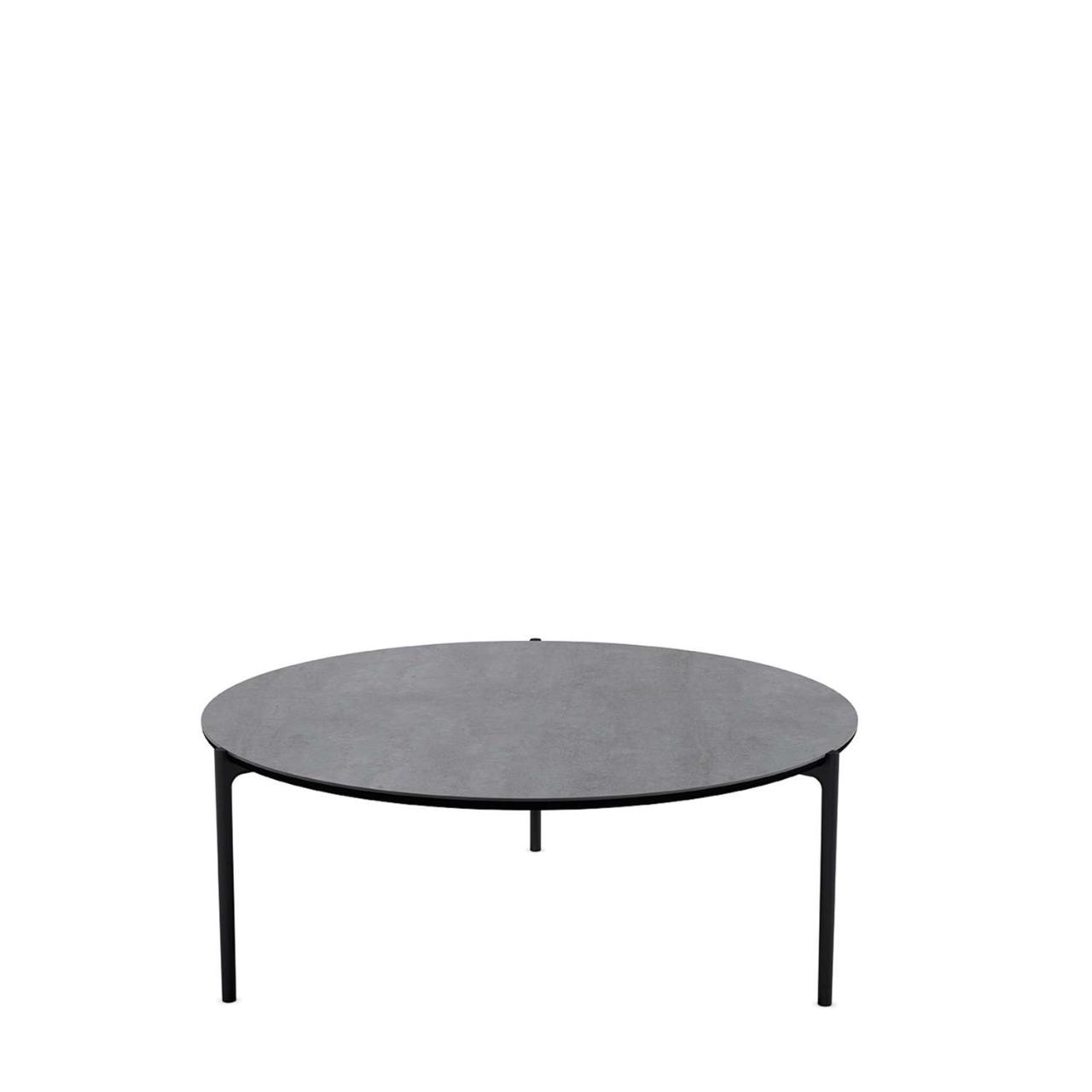 SAVOYE table - Ceramic Grey - ø90x35 cm