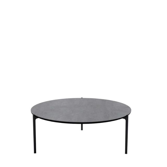 SAVOYE table - Ceramic Grey - ø90x35 cm