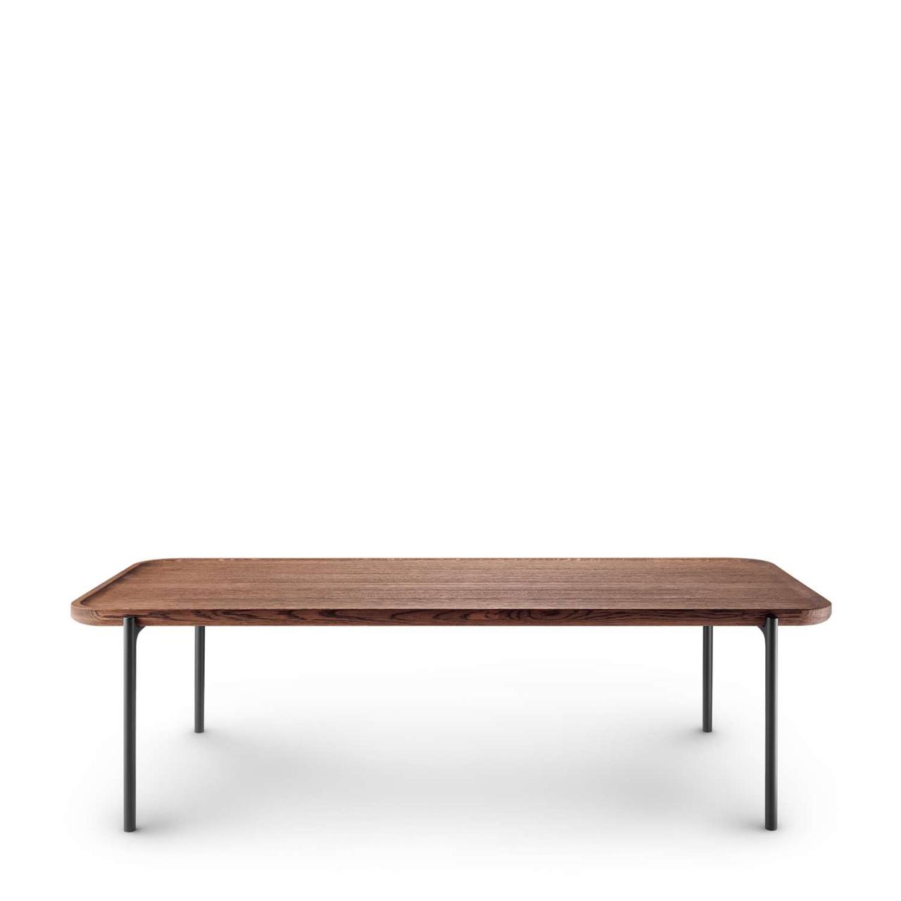 SAVOYE table - Oak smoke stained oiled - 50x120x35 cm