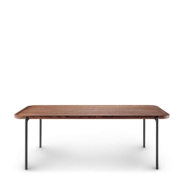 SAVOYE table - Oak smoke stained oiled - 50x120x42 cm