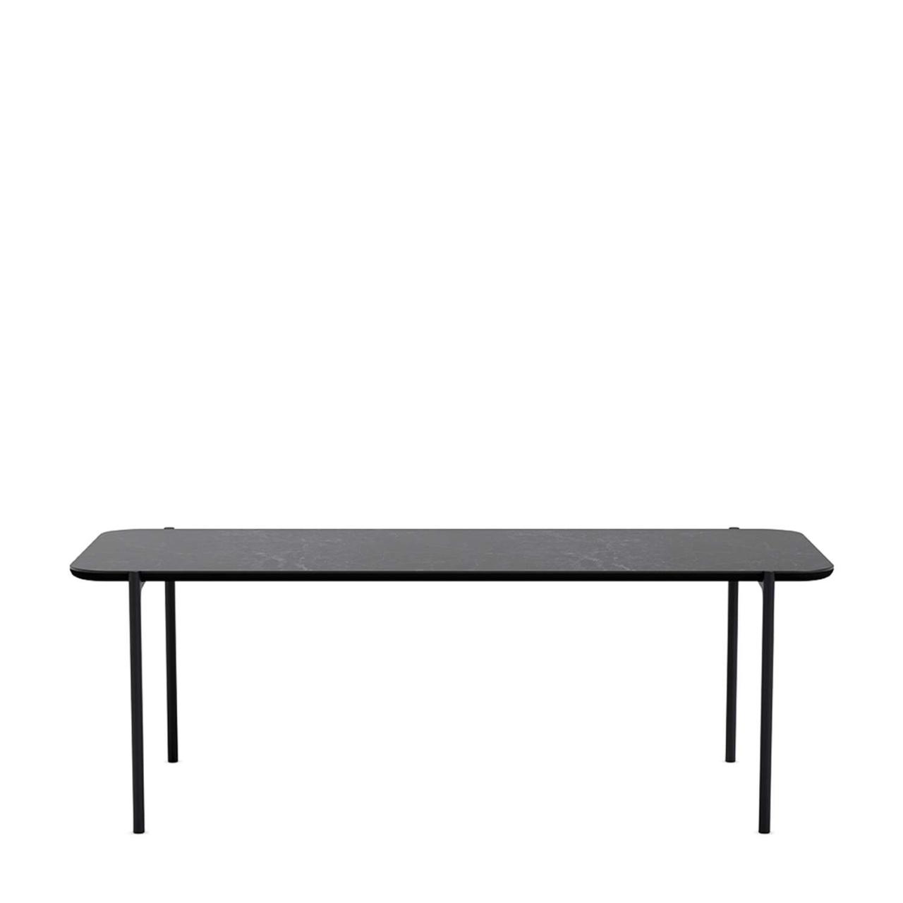 SAVOYE table - Ceramic Black - 50x120x42 cm