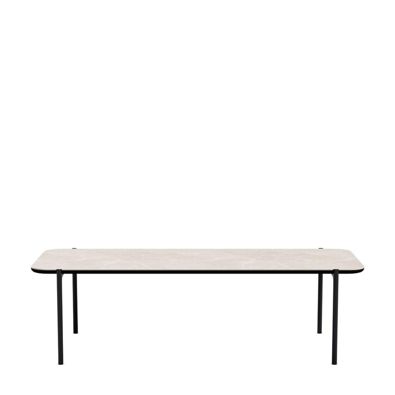 SAVOYE table - Ceramic Beige - 50x120x35 cm