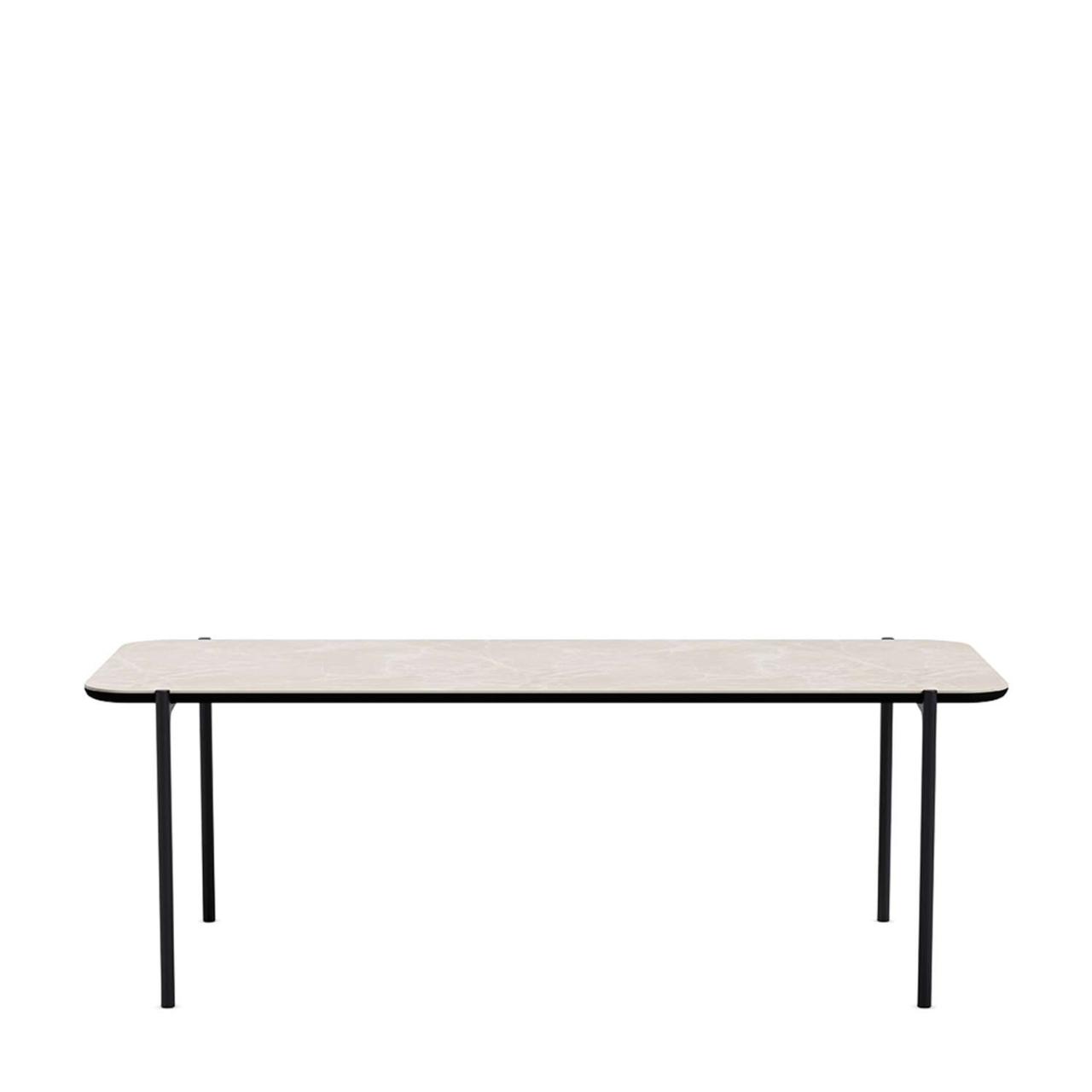 SAVOYE table - Ceramic Beige - 50x120x42 cm