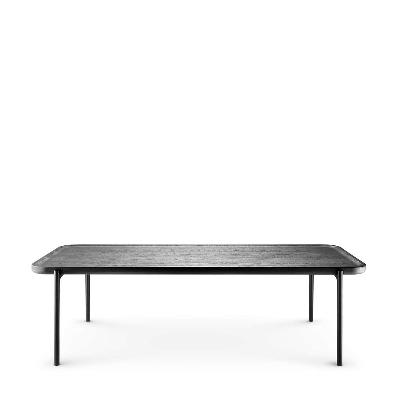 SAVOYE table - Oak black stained oiled - 50x120x35 cm