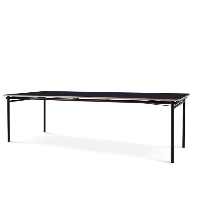TAFFEL table - black - 90x250/370