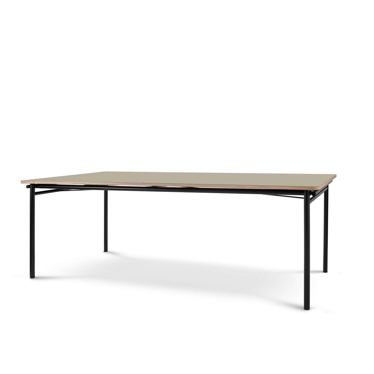 TAFFEL table - pebble - 90x200/320