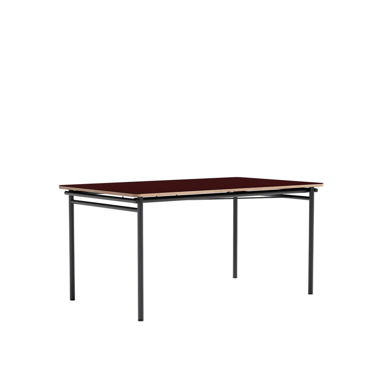 TAFFEL table - burgundy - 90x150/210