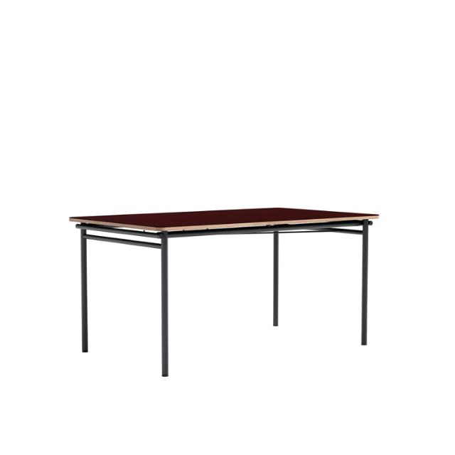 TAFFEL table - burgundy - 90x150/210