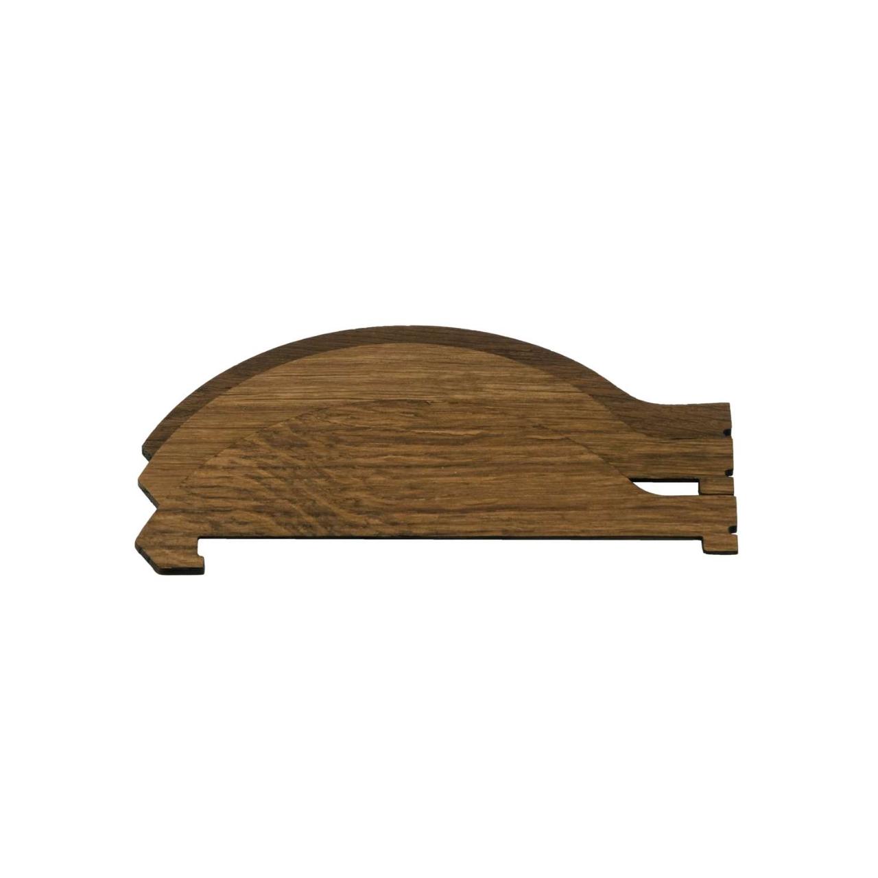 3 slats Radiant Round Smoke