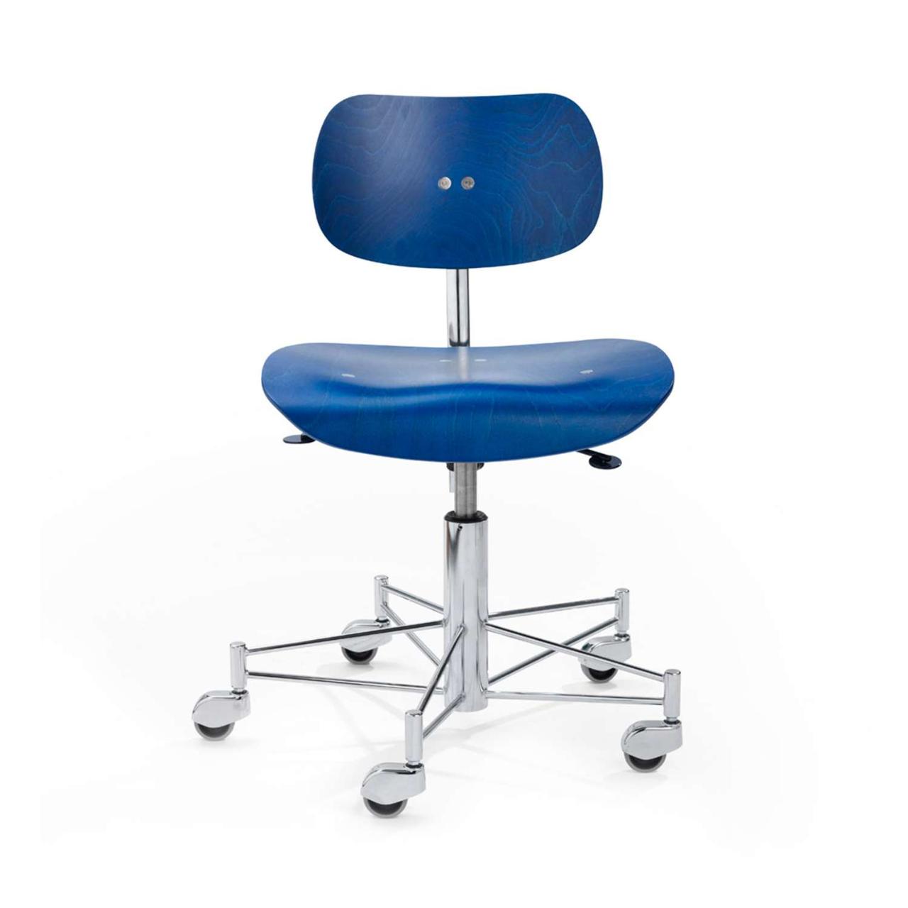EIERMANN SBG197R office chair - blåbejdset