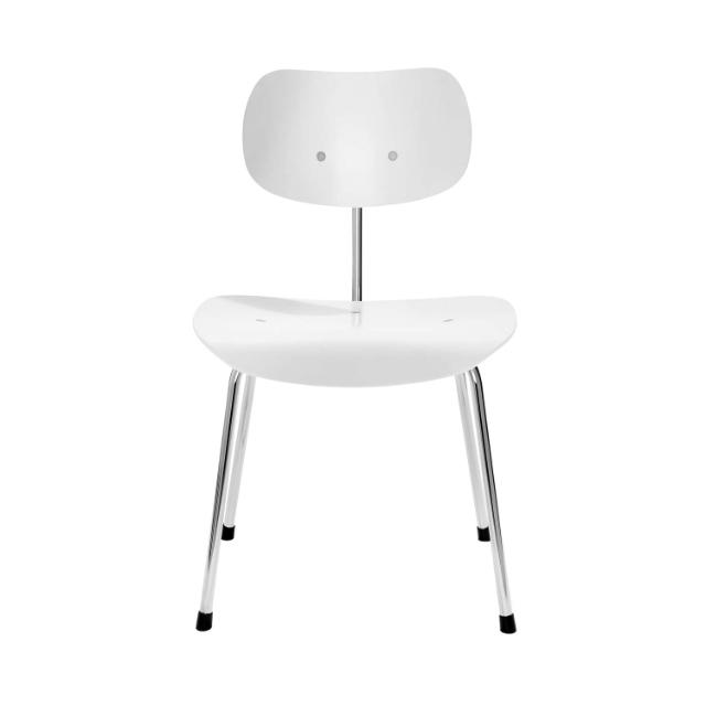 EIERMANN SE68 chair - White/chrome frame