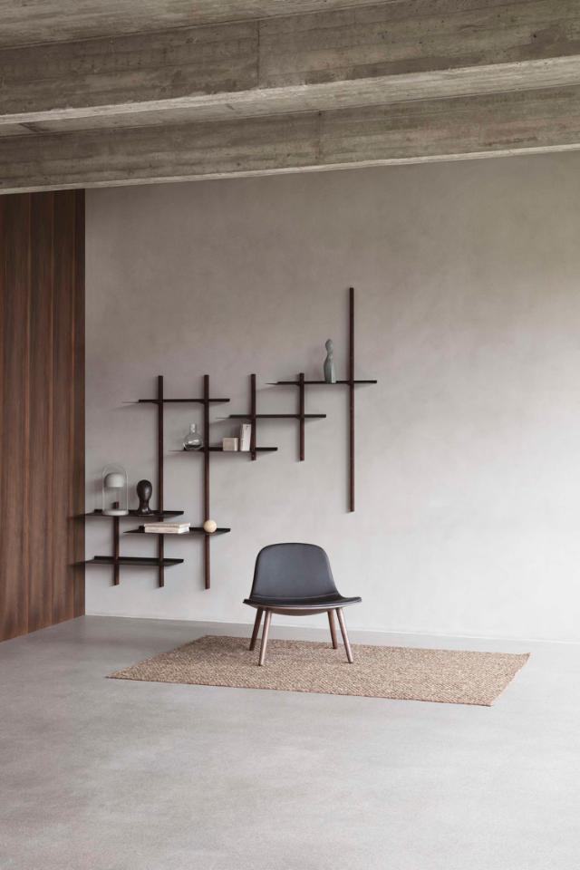 Smile stringer - 67.5 cm - Smoked Oak