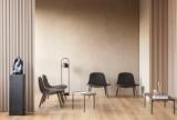 Savoye lounge table - 50x120 cm - 35 cm - Smoked oak