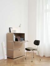 EIERMANN SE68 chair - stained Black/chrome frame