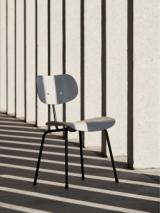 EIERMANN SE68 chair - Light Grey/Black frame
