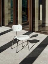 EIERMANN SE68 chair - White/chrome frame