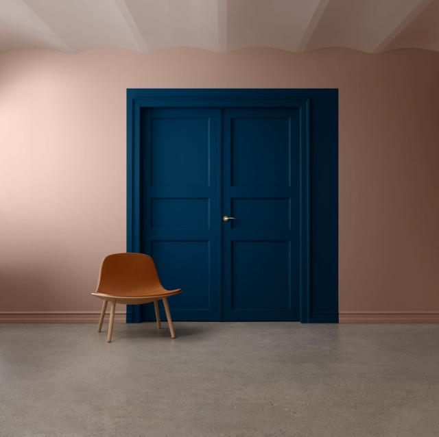 Yuuga Loungestol - Olieret eg m. cognac læder