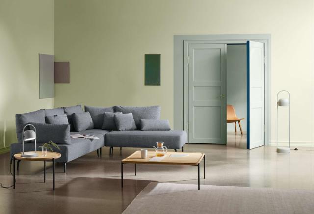 Yuuga Loungestol - Olieret eg m. cognac læder