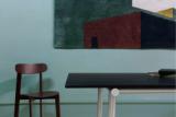 TUBBY TUBE table (Part I/II) -  Anodized aluminum frame, L130 cm, supports L180 or L200 cm table top