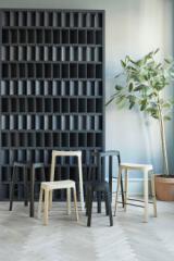 CROFTON counter stool - SH65 - sortbejdset fyrretræ