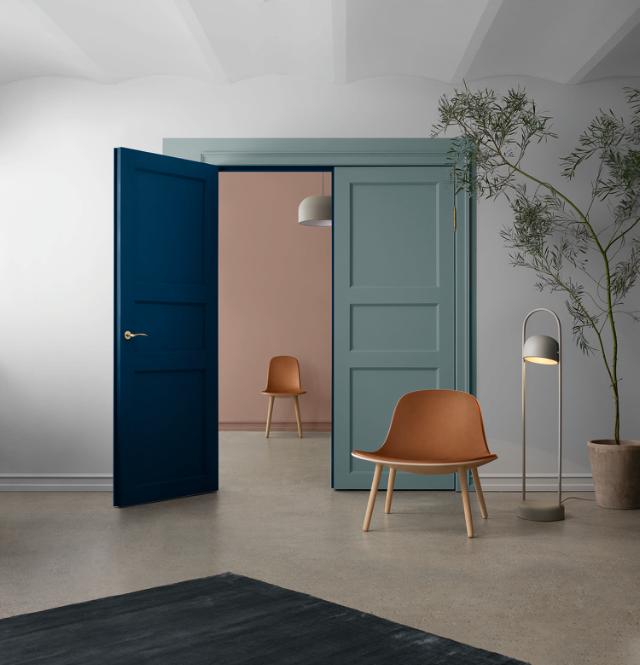 QUAY floor lamp ø21 cm - Stone