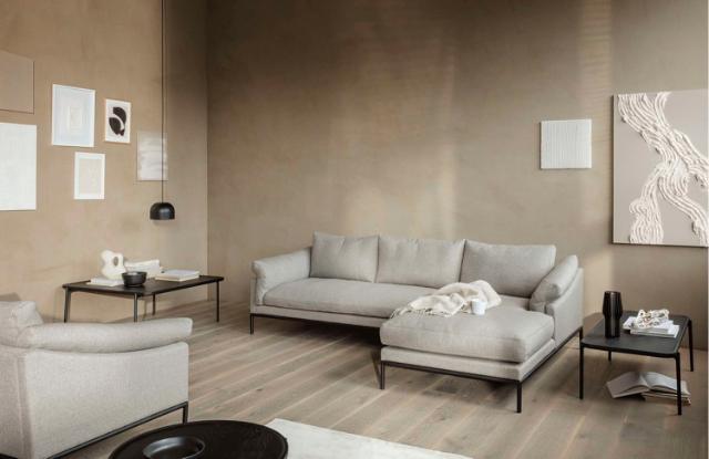 Savoye lounge table - 50x120 cm - 35 cm - Black stained oak