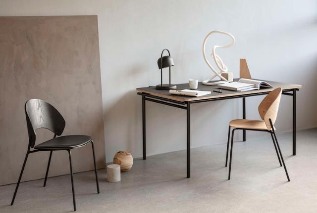 Taffel dining table - Black - 90x150/210 cm