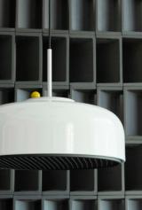 PODGY pendant - Ash Grey with Turmeric Yellow dimmer