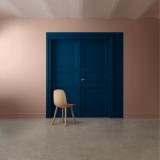 YUUGA dining chair - Nature oak/Cognac leather