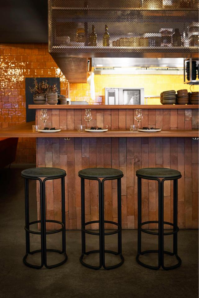 HARDIE bar stool (Part I/II) -  Black frame