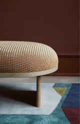 ANZA 120 bench - L120 x W65 x H44 cm - Natural Oak frame