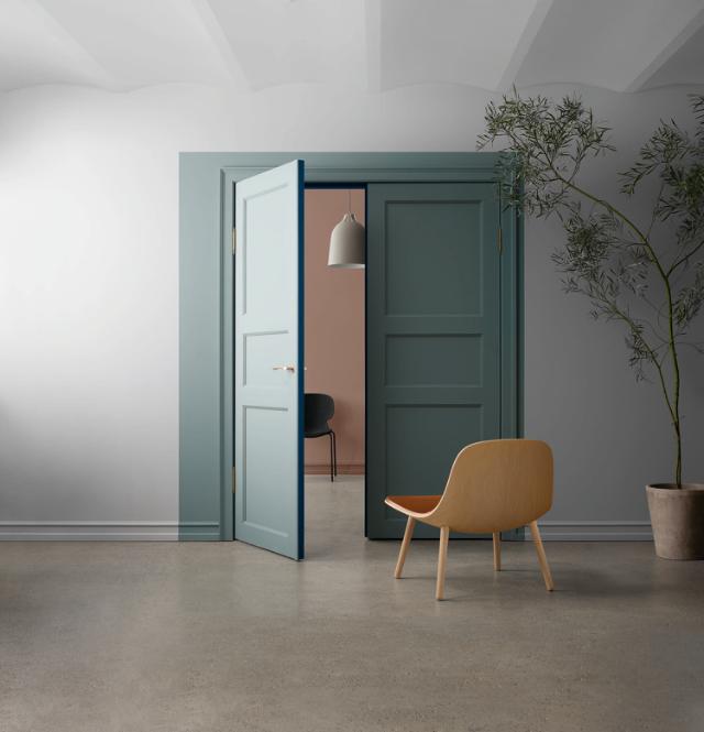 Yuuga Loungestol - Olieret eg m. cognac læder