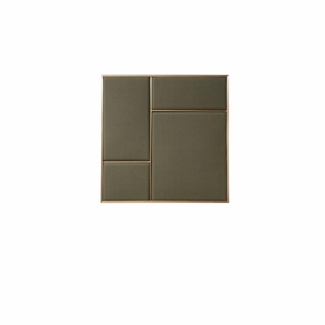 NOUVEAU PIN - Medium - Brass - Oyster Grey
