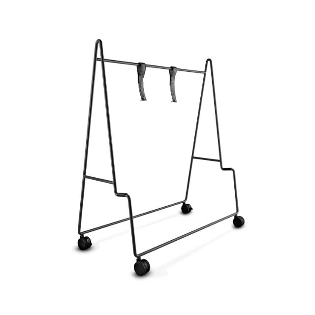 CARRY TV stand on castors - Black