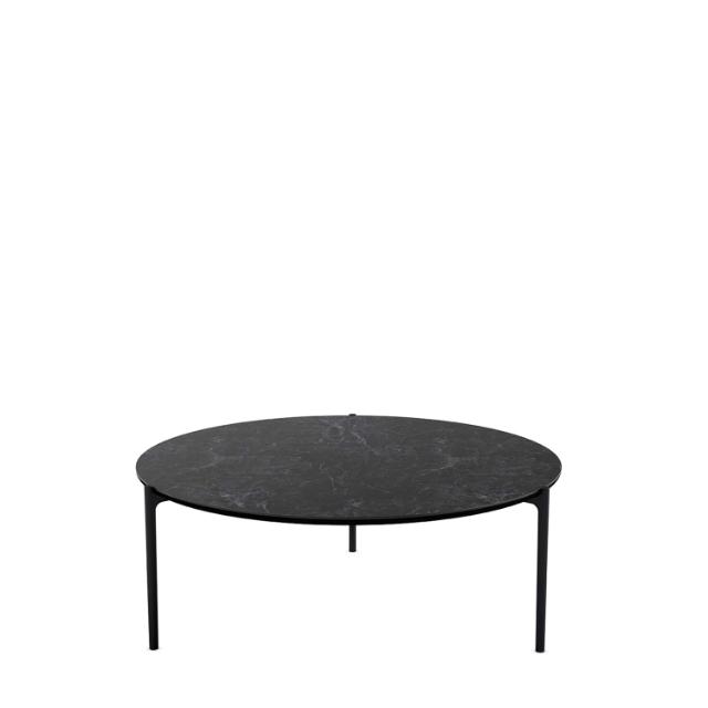 SAVOYE table - Ceramic Black - ø90x35 cm