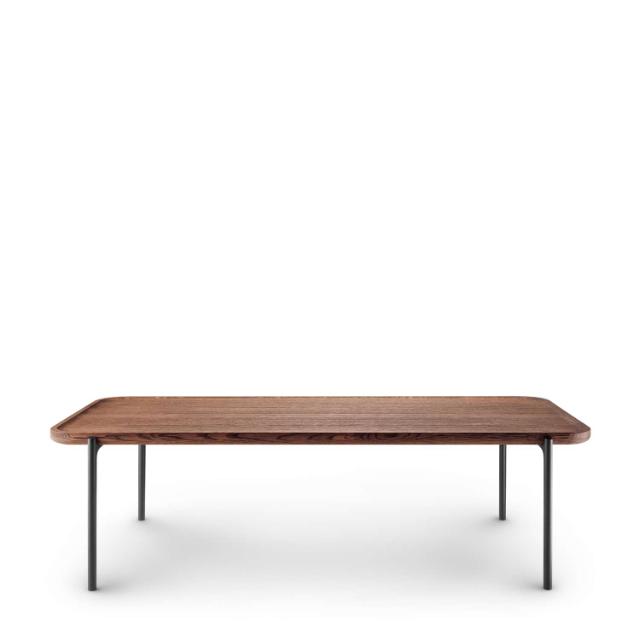 SAVOYE table - Oak smoke stained oiled - 50x120x35 cm