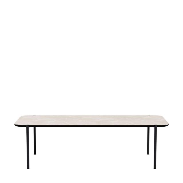 SAVOYE table - Ceramic Beige - 50x120x35 cm
