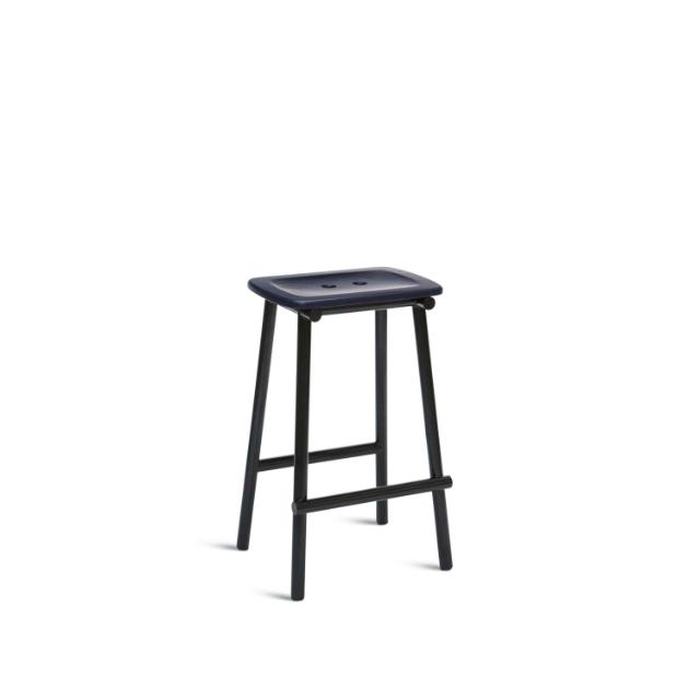 TUBBY TUBE counter stool (Part I/II) -  Black frame