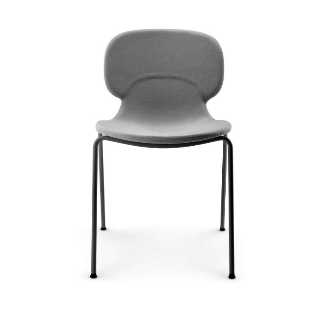 COMBO dining chair w. full upholstery - Black